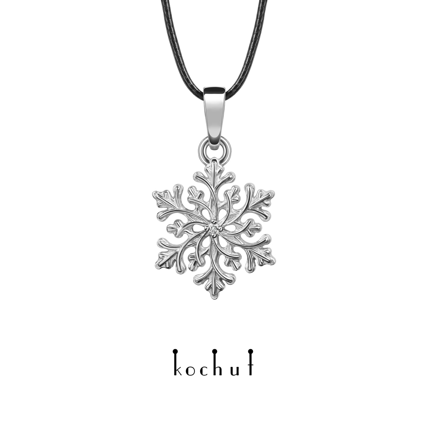 Gerda's Touch — Anhänger aus Platin mit Diamant