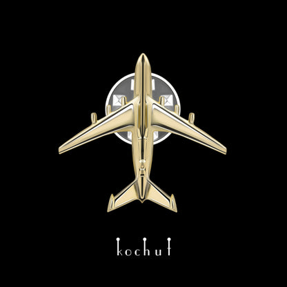 Mriya — gelbgoldener Anstecker